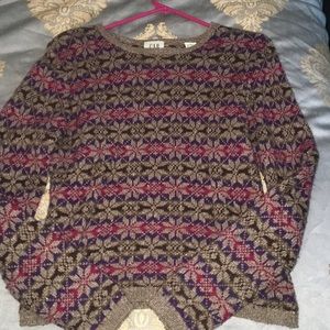 Gap vintage snowflake sweater